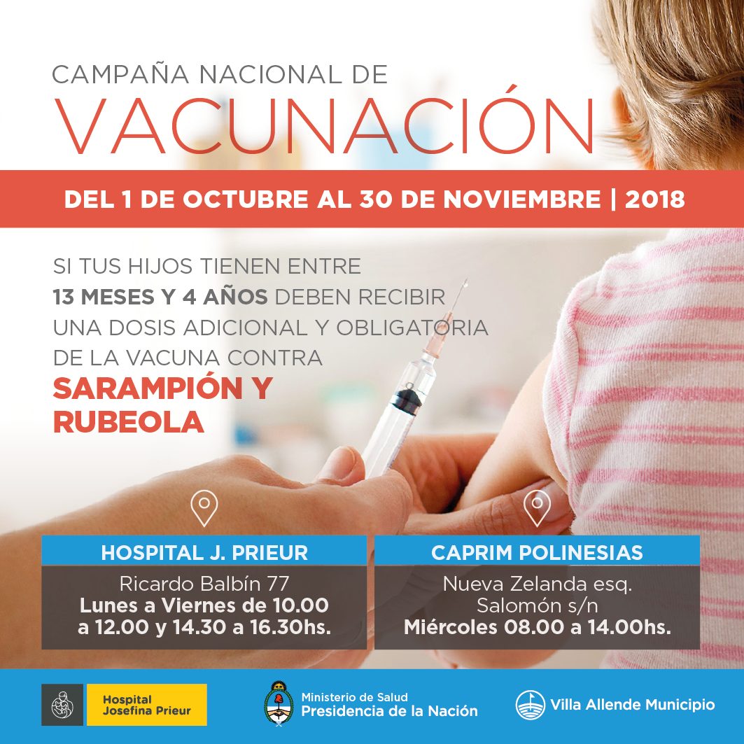 Campaña nacional de vacunación