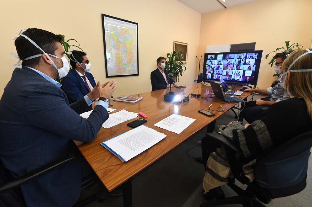 Se realizó la primera reunión por videoconferencia de la mesa Provincia-Municipios